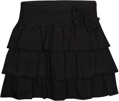 

Gini & Jony Solid Girls Regular Grey Skirt