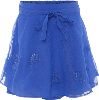 

FS Mini Klub Printed Girls A-line Blue Skirt