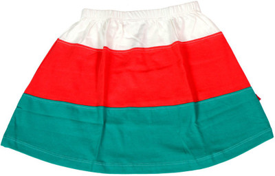 

Dreamszone Solid Girls Regular White, Red, Green Skirt, Green;red;white
