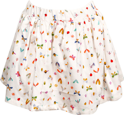 

Bella Moda Printed Girls Gathered Multicolor Skirt