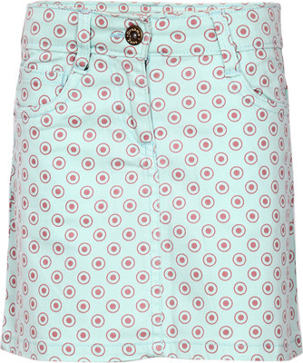 

Dreamszone Printed Girls Regular Blue Skirt