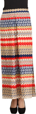 

Cottinfab Printed Women's Pleated Multicolor Skirt