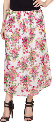 

Famous by Payal Kapoor Floral Print Women's Straight Multicolor Skirt