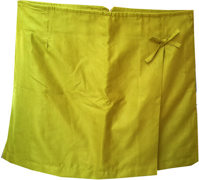 

Stoat Cabin Solid Women's A-line Green Skirt, Olive