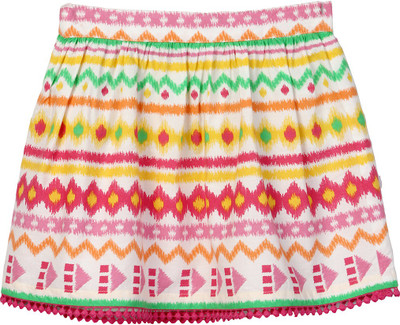 

Beebay Printed Girls Gathered Multicolor Skirt, Multi color