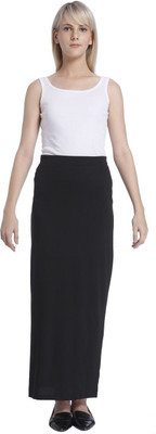 

Vero Moda Solid Women' Straight Black Skirt