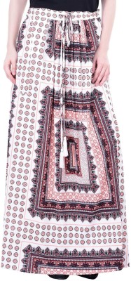 Oxolloxo Printed Women A-line Multicolor Skirt at flipkart