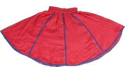 Tillu Pillu Solid Baby Girls Regular Red Skirt Tillu Pillu Solid Baby Girls Regular Red Skirt