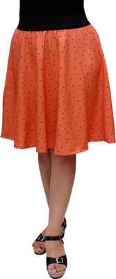 

V3ishop Printed Women's Gathered White Skirt