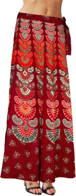 Sttoffa Printed Women Wrap Around Multicolor Skirt