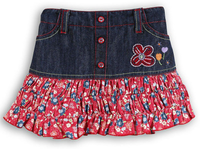 

Lilliput Printed Baby Girls A-line Blue Skirt, Blue dark