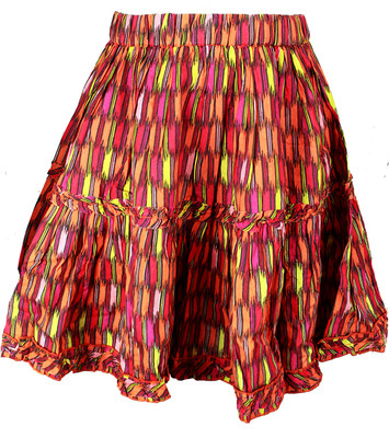 SHOPPERTREE Printed Girls A-line Multicolor Skirt SHOPPERTREE Printed Girls A-line Multicolor Skirt