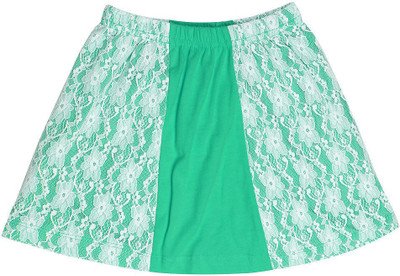 

Dreamszone Embellished Girls Regular Green Skirt