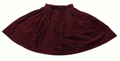 Romano Solid Girls A-line Red Skirt Romano Solid Girls A-line Red Skirt