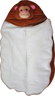 

Amardeep Cute Cartoon Face Monkey Sleeping Bag(Brown, Pink