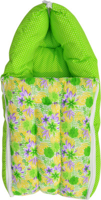 Younique 3 in 1 Baby Bed_Carrier Sleeping Bag(Green