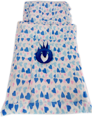 

Baby's Clubb Baby Wrapper With Side Zip and Pillow Sleeping Bag(Multicolor, Blue;multicolor;white