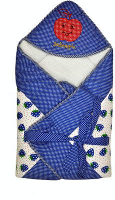 

Jhankhi New Born Baby Soft Cotton Velcro Sleeping Bag(Blue