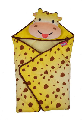 

Little Innocent Cartoon Printed Baby Wrapper And Sleeping Bag(Yellow
