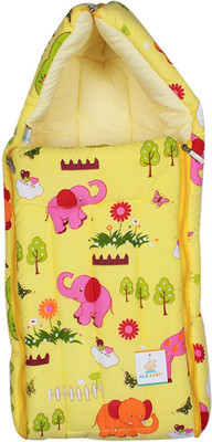 

Ole Baby 3 in 1 Colorful Elephant Flower Tree Hooded Reversible Carry Nest Sleeping Bag(Yellow, Multicolor