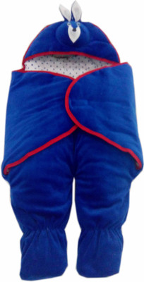 

Baby's Clubb Baby Wrapper Sleeping Bag(White, Blue, Blue;white