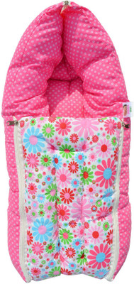 Younique 3 in 1 Baby Bed Carrier Sleeping Bag(Pink, Green