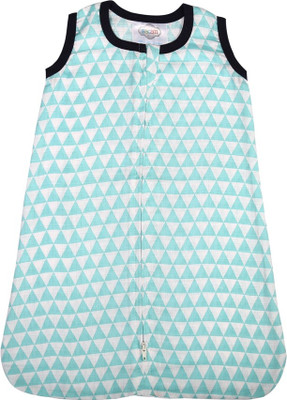 

Bacati Aztec Aqua Triangles Muslin Sleep Sack Sleeping Bag(Blue