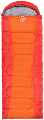 

Kiehberg Envelope Style Sleeping Bag With Hood U Series Sleeping Bag(Orange, Red