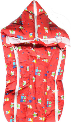 

My Angel Baby Bed Carrier Cum Wrap With Double Chain Sleeping Bag(Red