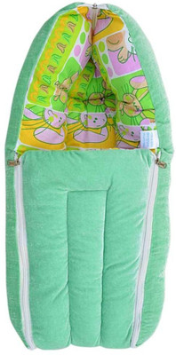 

Younique 3 in 1 Velvet Fabric Baby Bed Carrier Sleeping Bag(Green