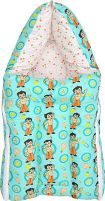

Chhota Bheem Bed for Just Born Baby. Sleeping Bag(Green