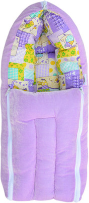 

Younique 3 in 1 Velvet Fabric Baby Bed Carrier Sleeping Bag(Purple