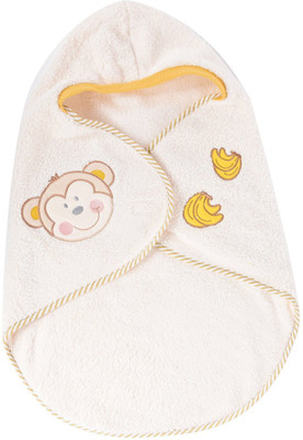 

Baby Bucket Soft Wrapper with Cute Monkey Face Sleeping Bag(Beige