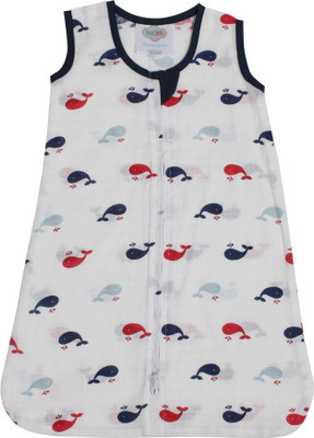 

Bacati Little Sailor Whales Boys Muslin Sleep Sack Sleeping Bag(Multicolor
