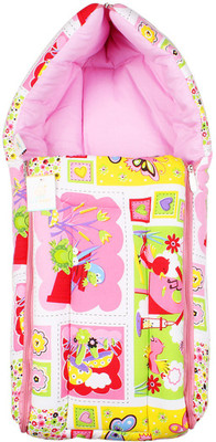 

Ole Baby 3 in 1 Singing Birds Happy Hooded Reversible Carry Nest cum Baby Sleeping Bag Sleeping Bag(Pink