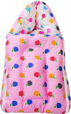 

Zura 3 in 1 Cotton Baby bed & Baby Carrier Sleeping Bag(Pink