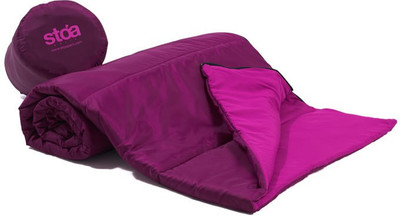 

Stoa Paris Checkered  Comforter(Microfiber, Purple