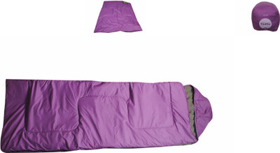 

Bs Spy 4 In 1 Reversible Cum Quilt SleekK Sleeping Bag(Purple