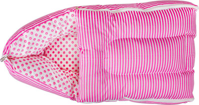 

Zura 3 in 1 Cotton Baby bed & Baby Carrier Sleeping Bag(Pink