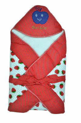 

Jhankhi New Born Baby Soft Cotton Velcro Sleeping Bag(Red