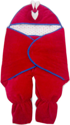 

Baby's Clubb Baby Wrapper Sleeping Bag(White, Red, Red;white