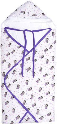

Chhota Bheem Soft Cotton White Color Hooded Baby Wrapper come for New Born Sleeping Bag(Purple