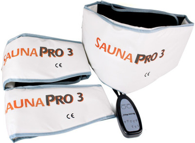 

Sauna Pro 3 With Led Timer Temperature Controller Instant Weight Loss Adjustable Portable Flexible Set Of Three Metabolism Enhancer Heating Slim Vibroshaper Digital Slimming Belt(White)