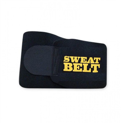 

Wonder World ™ SWEAT Waist Trimmer Exercise Wrap Burn Fat Sweat Slimming Belt(Black)