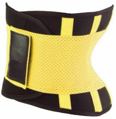 

Hotshapers POWER Fat Burner Women Unisex Waist Neoprene Strechable Tummy Trimmer Tucker Slimming Belt(Black, Yellow)