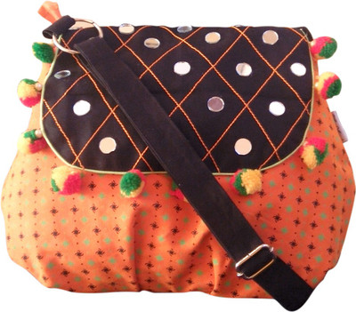 

Fly Angels Girls Casual Multicolor Canvas Shoulder Bag