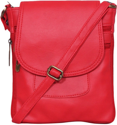 

Notbad Girls Casual Red PU Sling Bag