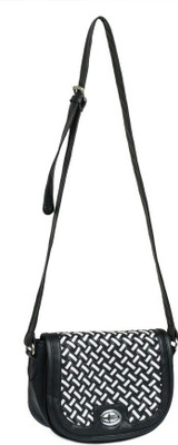 

Ayeshu Women Casual White PU Sling Bag
