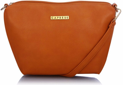 

Caprese Women Casual Orange Leatherette Sling Bag