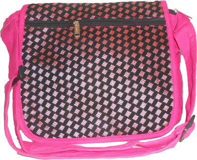 

Clicktin Girls Casual Pink Canvas Shoulder Bag